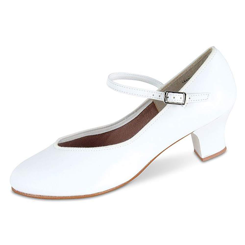 Danshuz Women's White Character Tap Queen Dance Shoes - Professional Jazz & Tap Shoes for Women - Perfect for Dance Performances, Practice, and Competitions