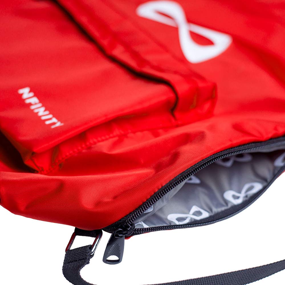 Nfinity Drawstring Backpack - Large Capacity Gym Bag for Men & Women, Adjustable Straps Sports Backpack with 2 Pockets & Multi-Compartment - Perfect for Workout, Travel, School & Outdoor Activities