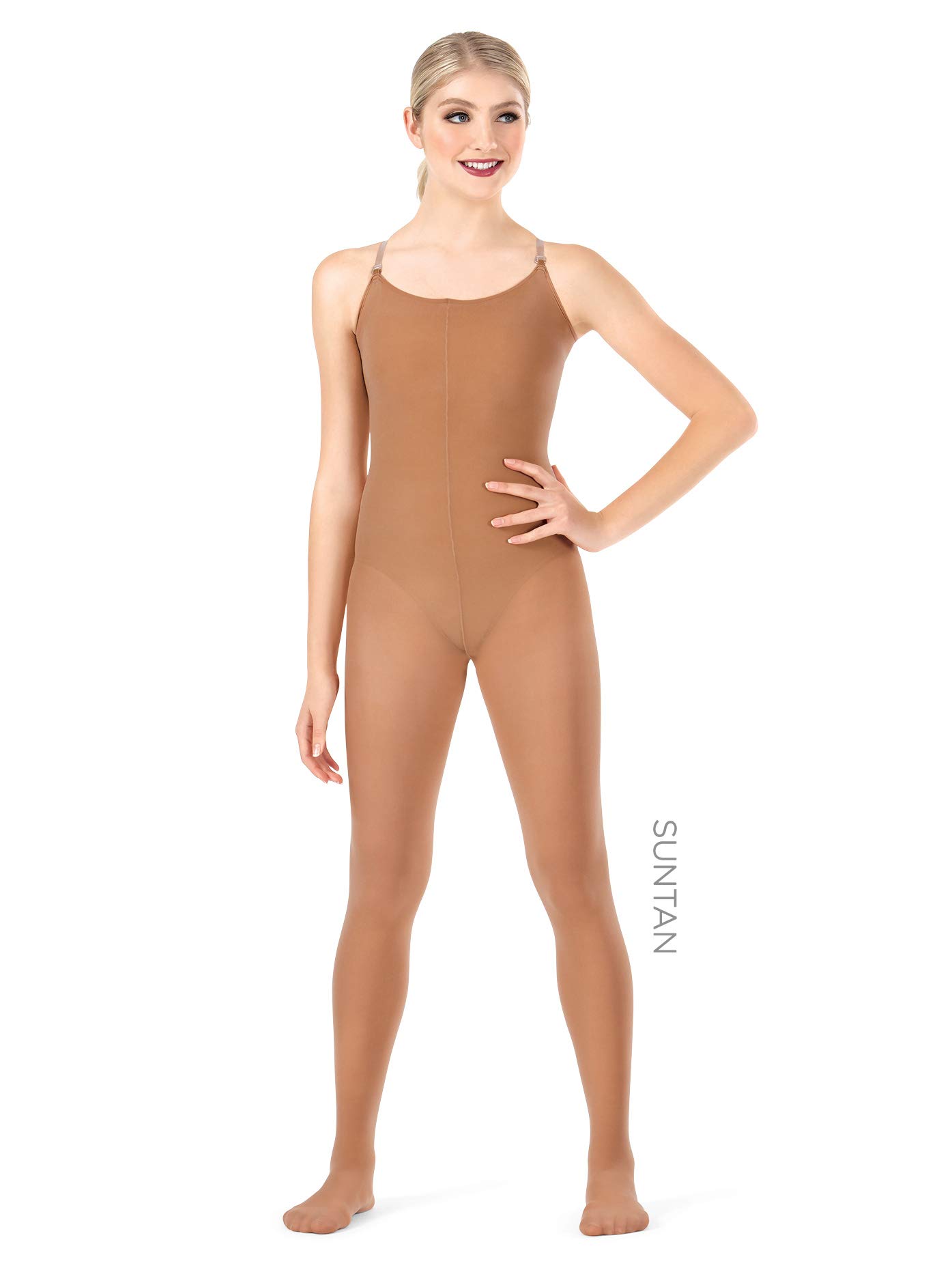 Body Wrappers Women's A91/A91X TotalSTRETCH Convertible Foot Camisole Dance Tights - Perfect for Ballet, Yoga & Performance