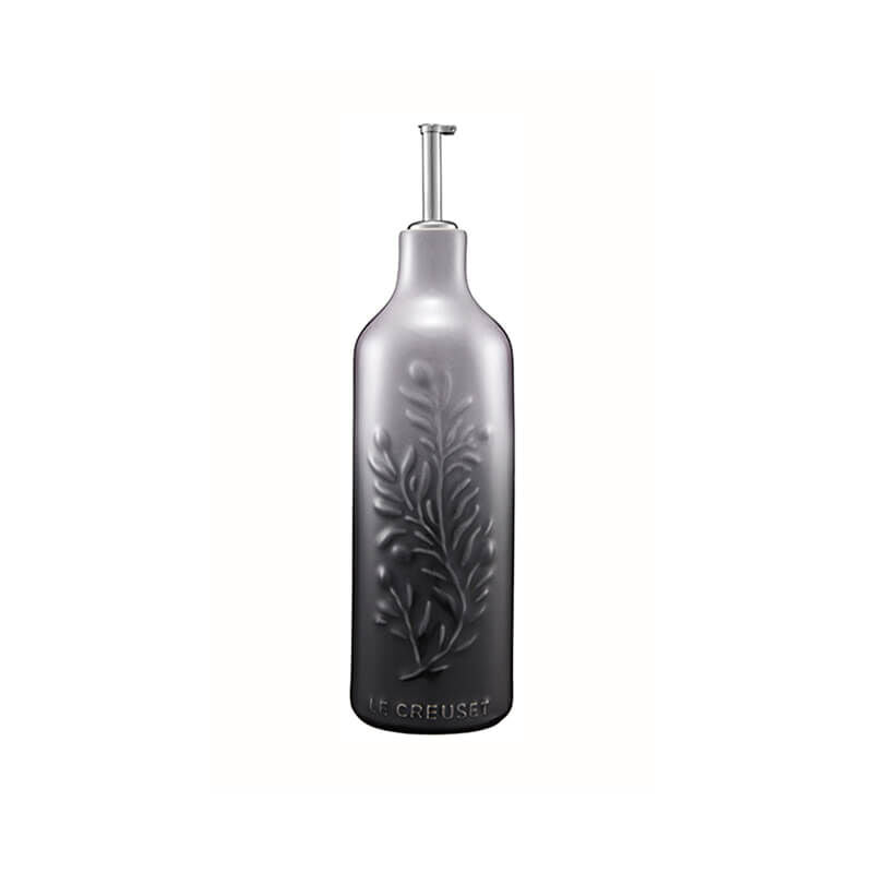 Le Creuset Premium Olive Oil Cruet - Elegant Oyster Color - Perfect for Kitchen, Dining & Gifting - Drizzle Oil in Style for Salads, Cooking & Entertaining