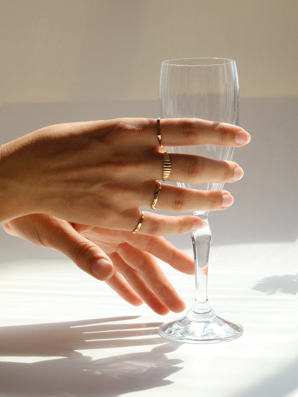 Solid Gold Ring for Women - 14K/18K Yellow, White & Rose Gold Minimalist Band - Perfect for Everyday Wear, Gifts & Special Occasions
