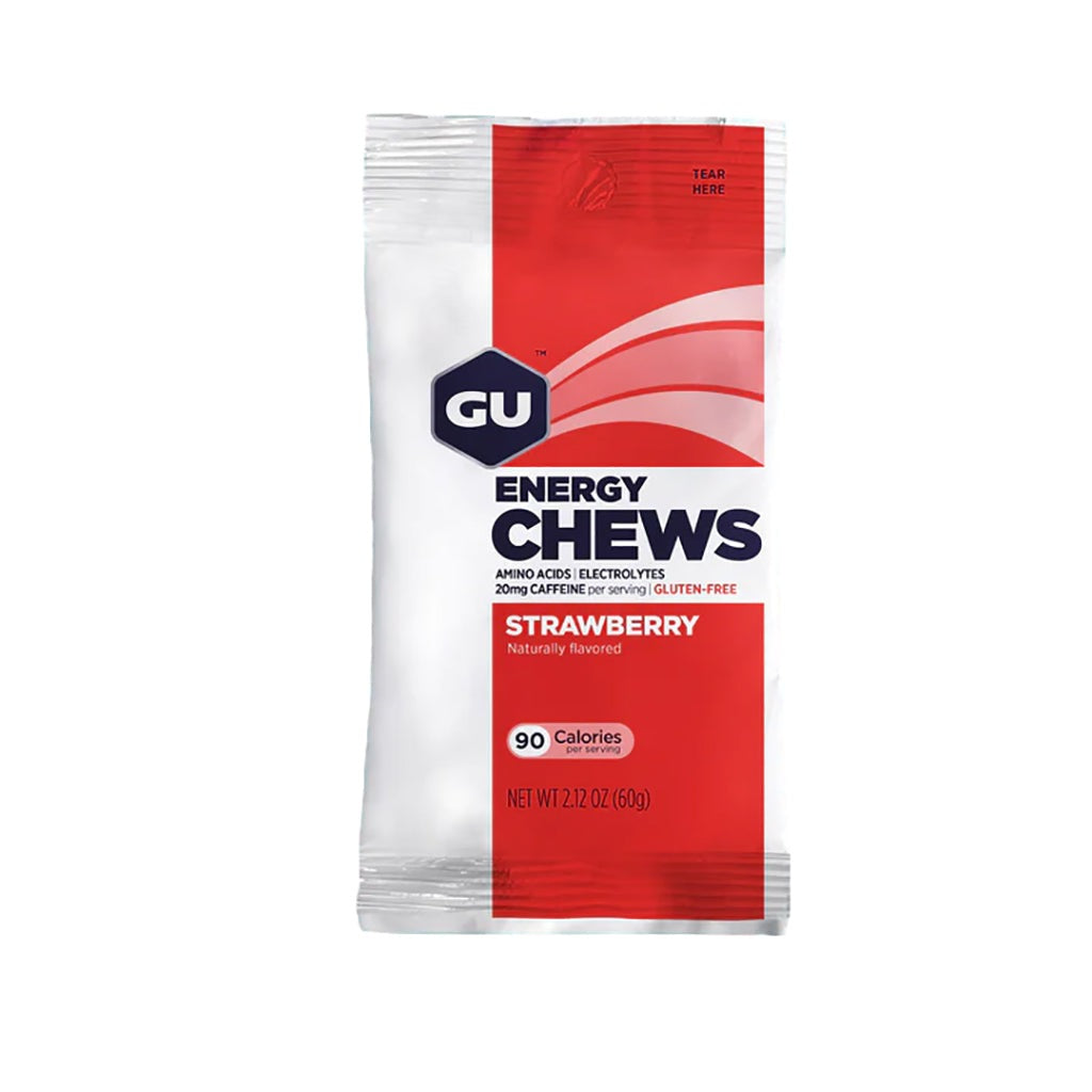 GU Energy Chews - Box of 12 Bags | Natural Energy Gels for Runners, Cyclists & Athletes | On-the-Go Performance Fuel for Endurance Sports & Workouts