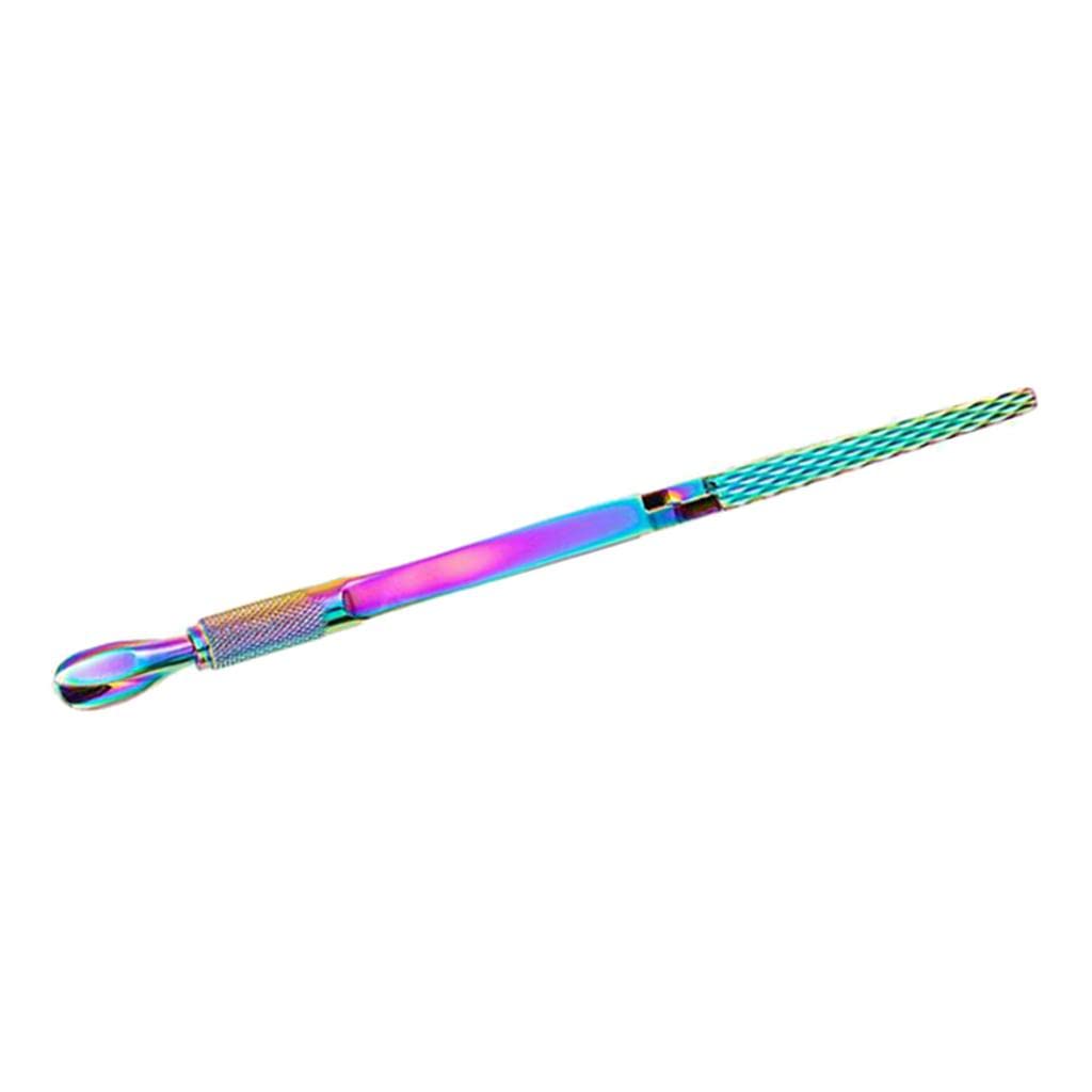 LOSA C-Curve Nail Art Pincher - Professional Cuticle Pusher & Pinching Tool for Manicures - Multicolor Beauty Accessories for Salon, Home Nail Care & DIY Nail Art