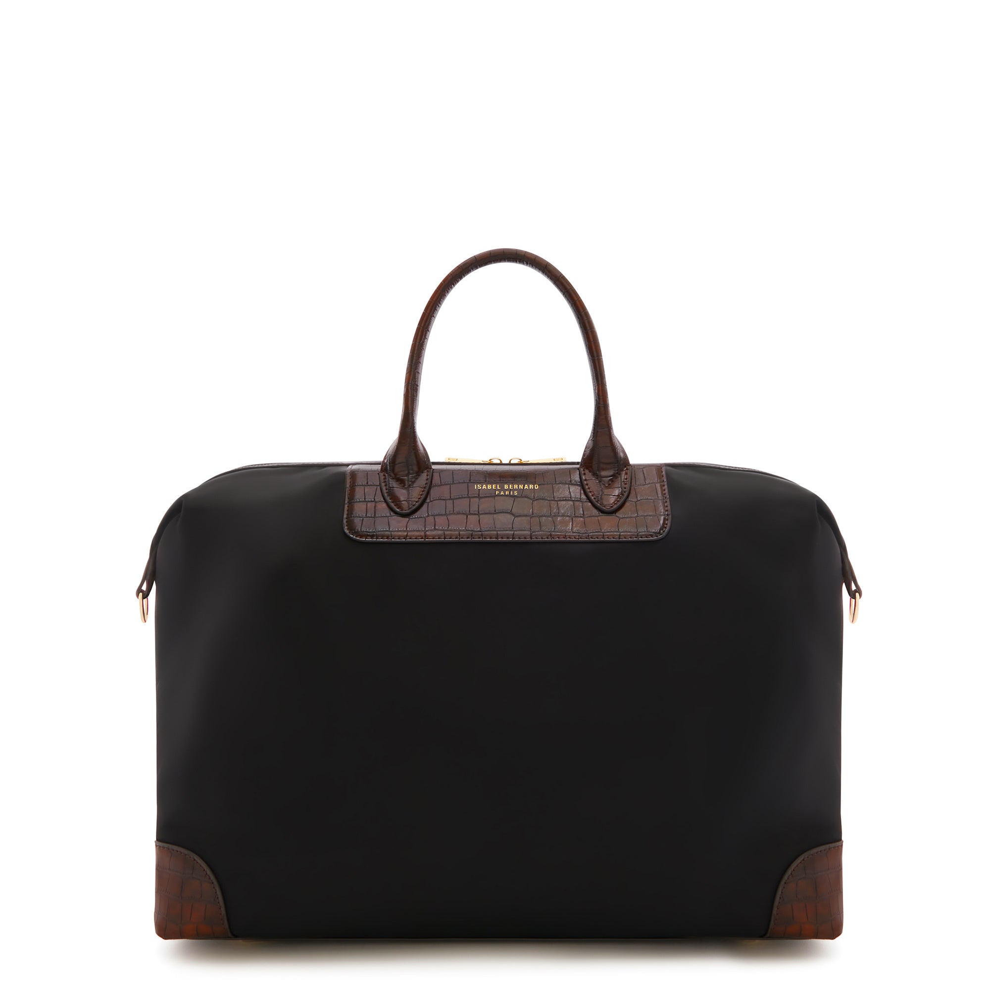 Isabel Black Backpack - Stylish Small Weekend Bag for Travel, Work & School | Durable & Lightweight Daypack for Men & Women
