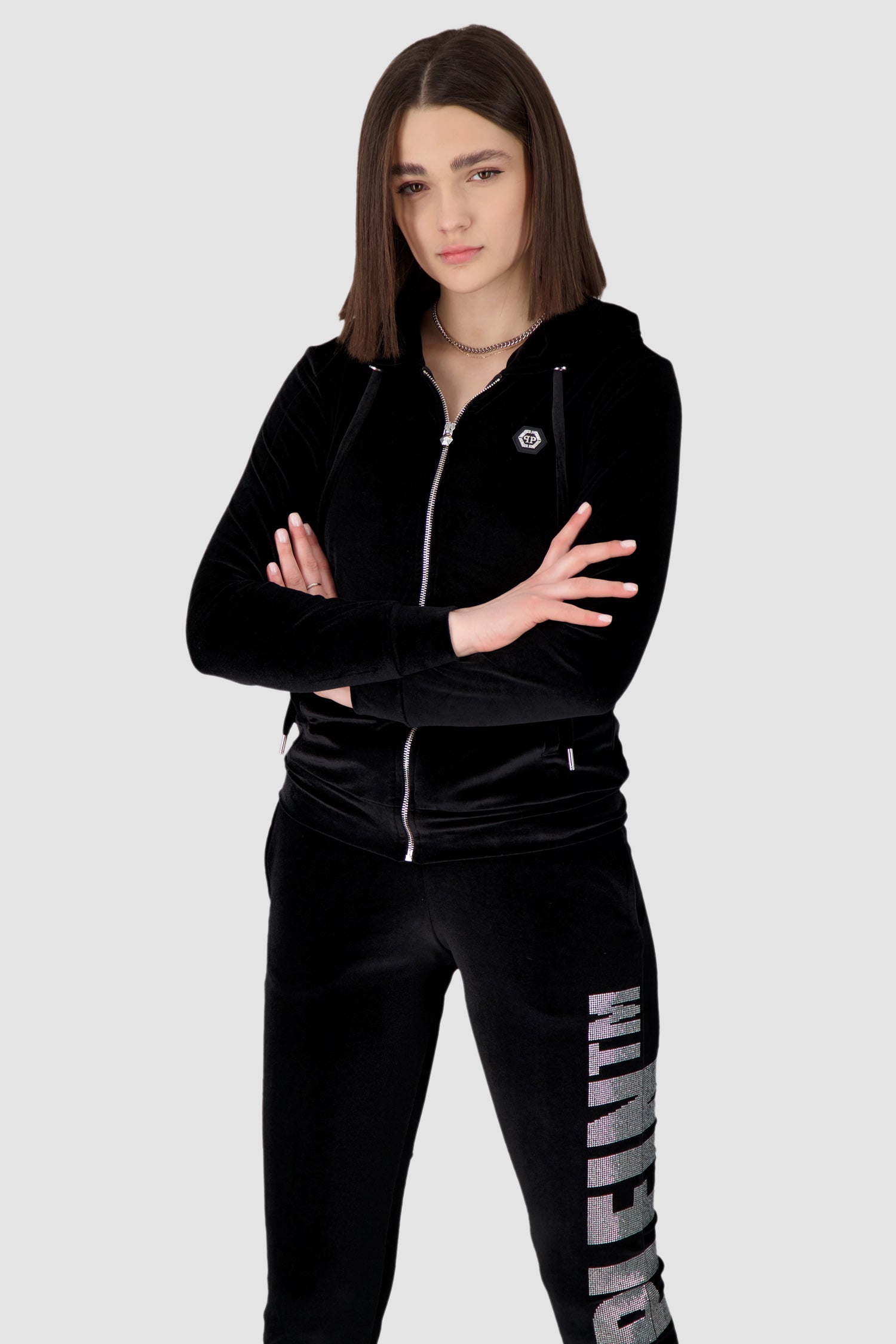Philipp Plein Black Teddy Bear Hoodie - Stylish & Cozy Pullover for Men & Women | Perfect for Casual Wear, Street Fashion & Winter Outfits