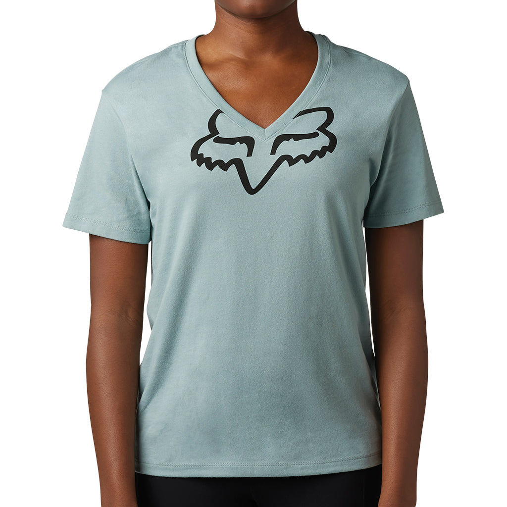 Women's Fox Boundary Short Sleeve T-Shirt - Soft Cotton Casual Tee for Outdoor Adventures & Everyday Wear