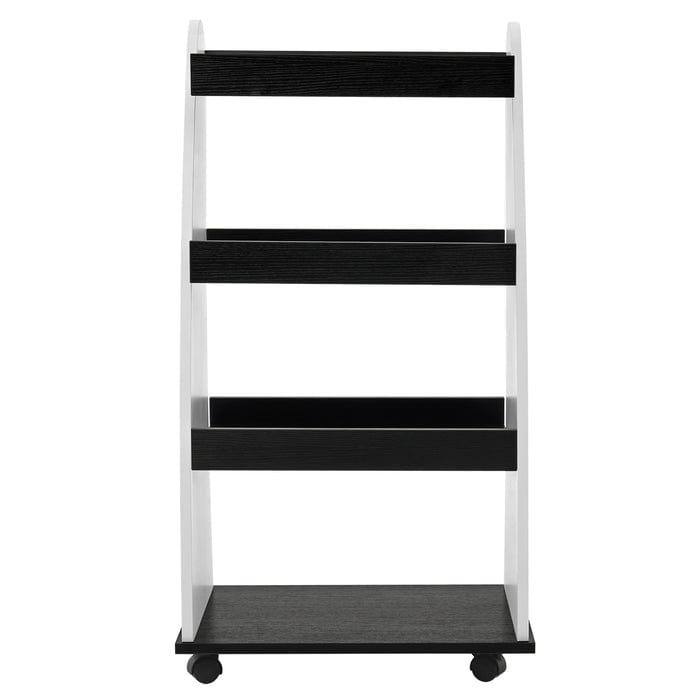 4-Tier Salon Rolling Utility Cart with Wheels - Mobile Storage Organizer for Hair Stylists, Nail Techs & Beauty Professionals - Perfect for Salon, Spa, Home & Office Use