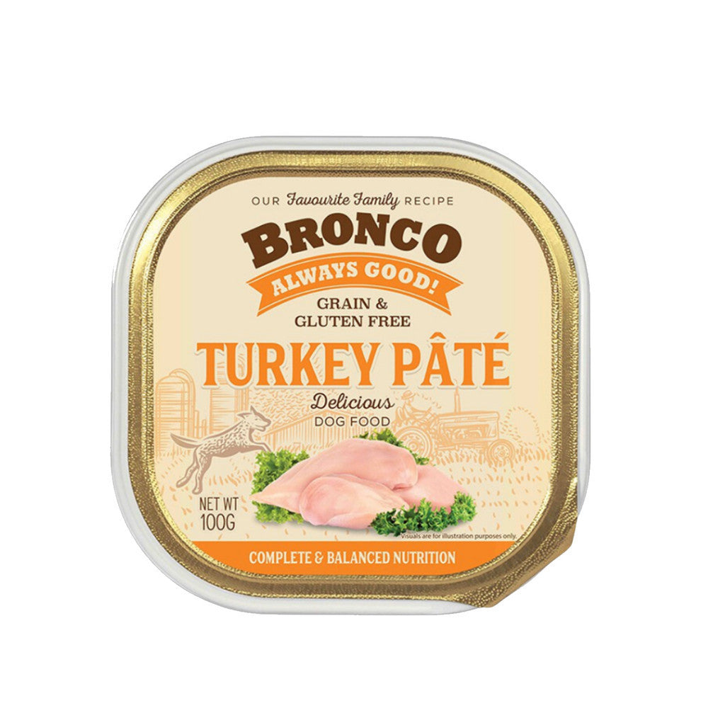 Premium Bronco Tray Dog Food 100g - Fresh, High-Quality & Flavorful Wet Food for Dogs - Rich in Nutrients for Healthy Pets - Quick & Delicious Meals - Perfect for Busy Pet Owners, Travel & Training Treats