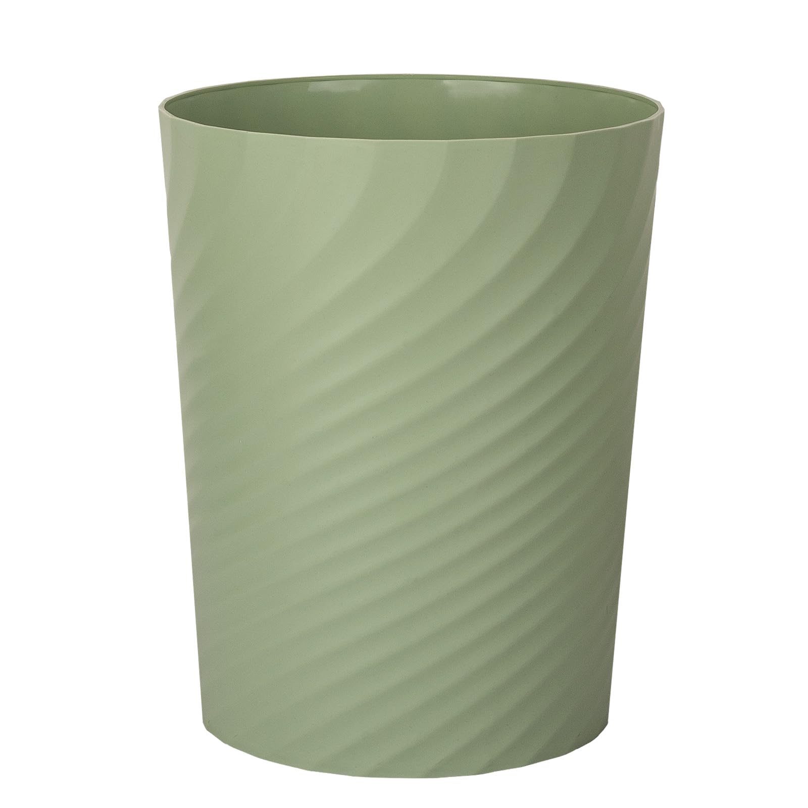 UUJOLY 3.5 Gallon Small Plastic Trash Can - Mint Green Waste Basket for Bathroom, Kitchen, Office, Laundry Room, Kids Room & Dorm - Perfect for Home, Office & Classroom Organization