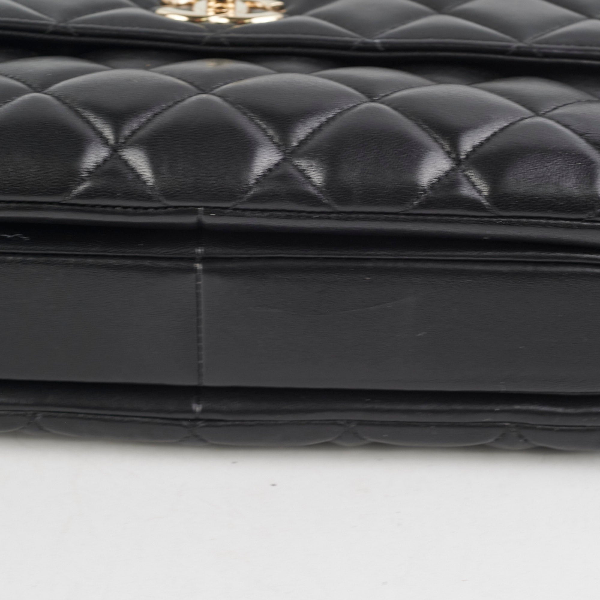 Chanel CC Trendy Medium Black Lambskin Leather Shoulder Bag - Luxury Designer Handbag for Women, Perfect for Date Night & Evening Events