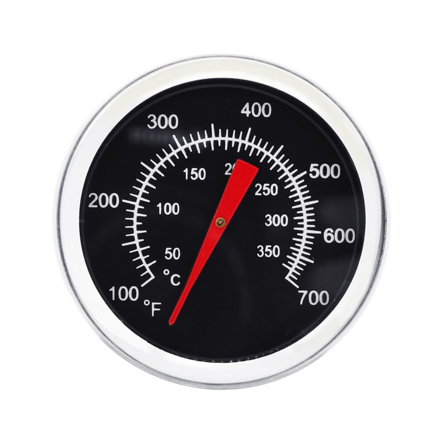2 Inch Grill Temperature Gauge for Char-Broil, Char-Griller, Dyna-Glo, Jenn-Air & King Griller Gas Grills - Accurate BBQ Cooking Thermometer for Outdoor Grilling, Smoking & Roasting