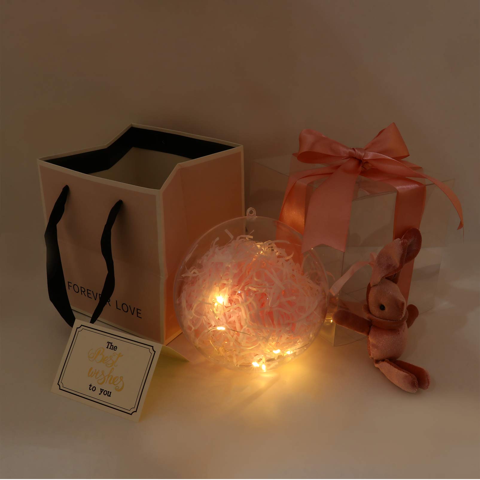 BESPORTBLE Creative Gift Box Set - Elegant Wedding Gift Packaging & Storage Container (Battery Not Included) - Perfect for Bridal Showers, Anniversary Gifts & Party Favors