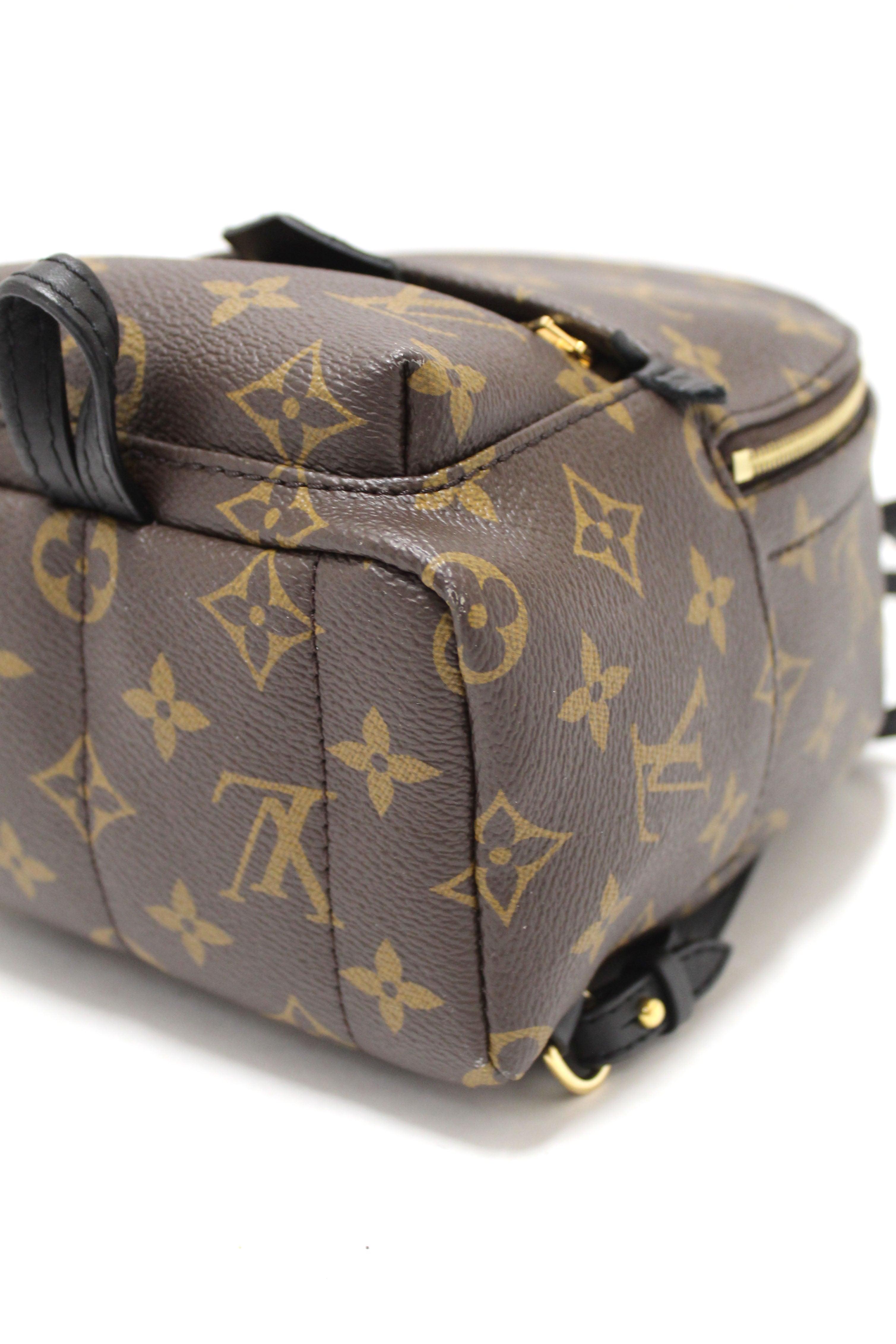 Authentic Louis Vuitton Monogram Palm Springs Mini Backpack - Luxury Designer Crossbody Bag for Women, Perfect for Travel, Shopping & Daily Use