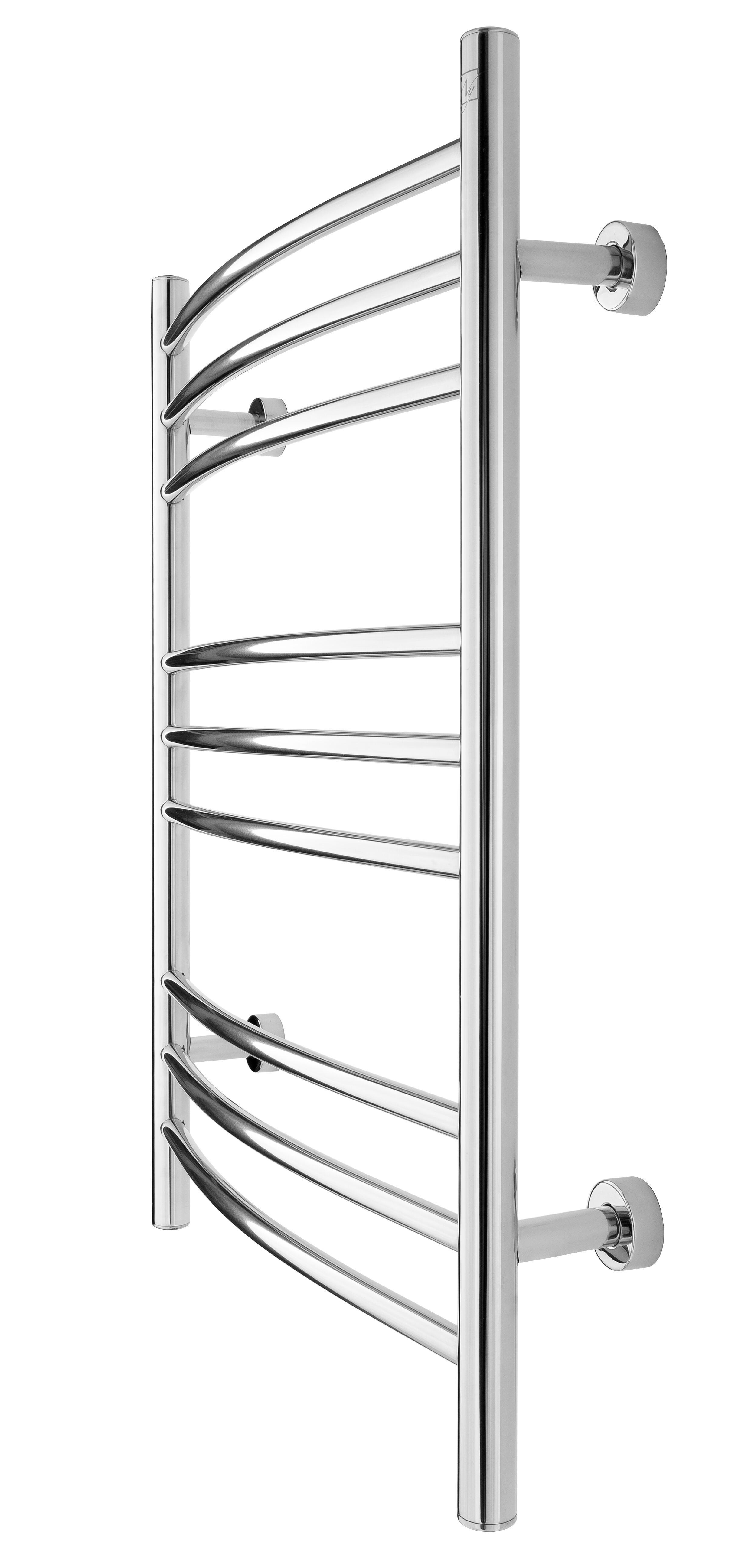 WarmlyYours Riviera Dual Connect Hardwired & Plug-In Heated Towel Warmer 24