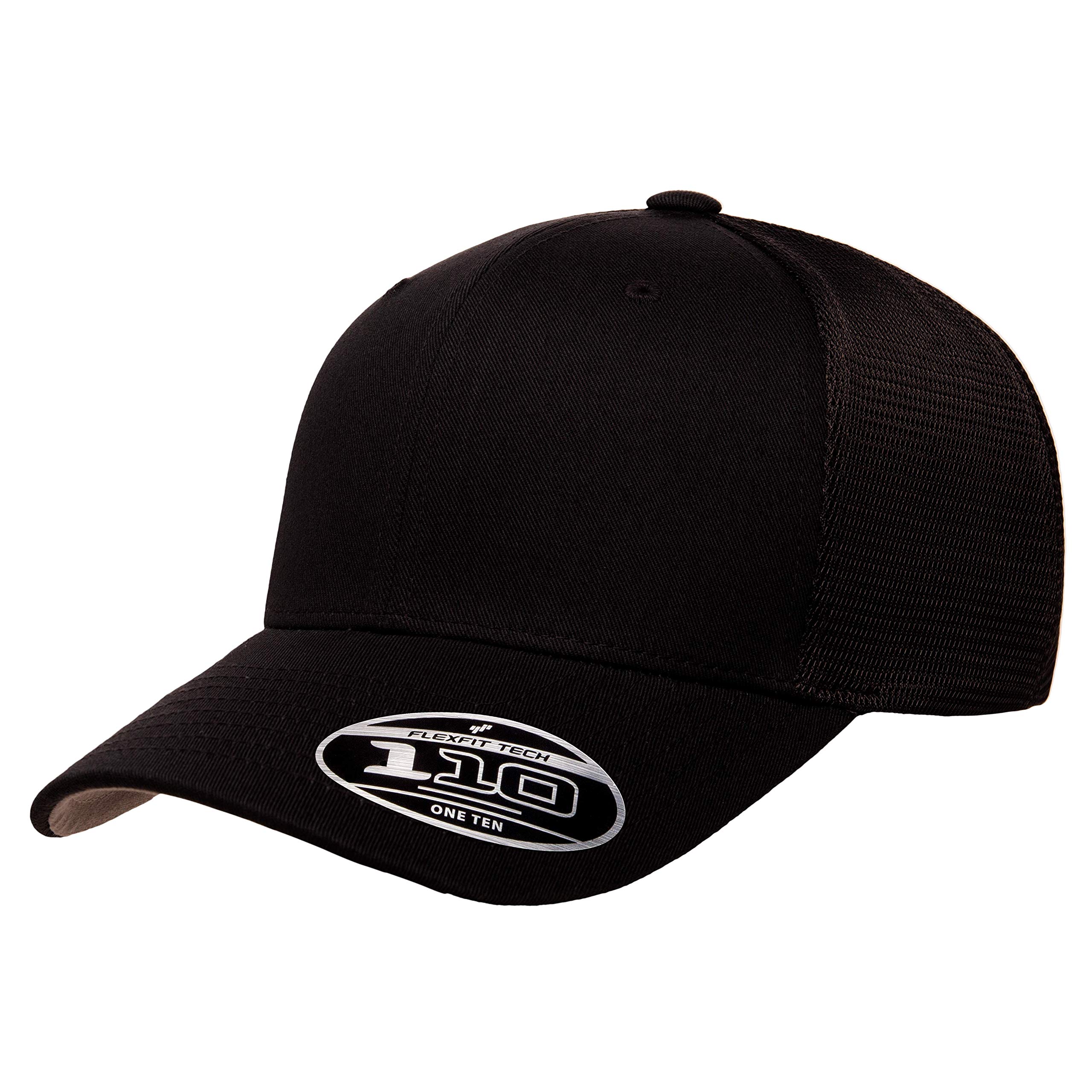 Flexfit Men's 110 Mesh Baseball Cap - Breathable Adjustable Dad Hat for Outdoor Sports, Golf, Running & Casual Wear