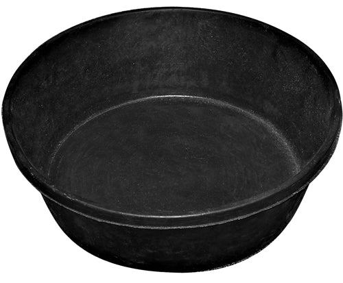 3 Pack of 2 Gallon (8 Quart) Heavy Duty Rubber Feed Pans - Durable Livestock & Pet Food Bowls for Horses, Dogs, Cats - Perfect for Farms, Stables & Home Use