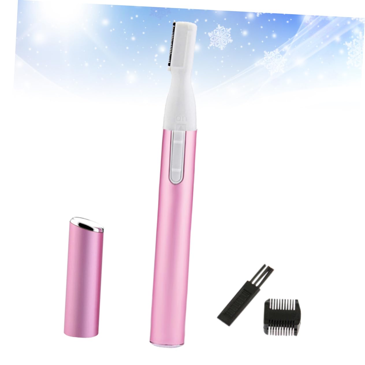 Healeved Electric Eyebrow Trimmer for Women - Painless Hair Removal Epilator & Eyebrow Shaver - Battery-Free Design for Precise Grooming at Home or Travel