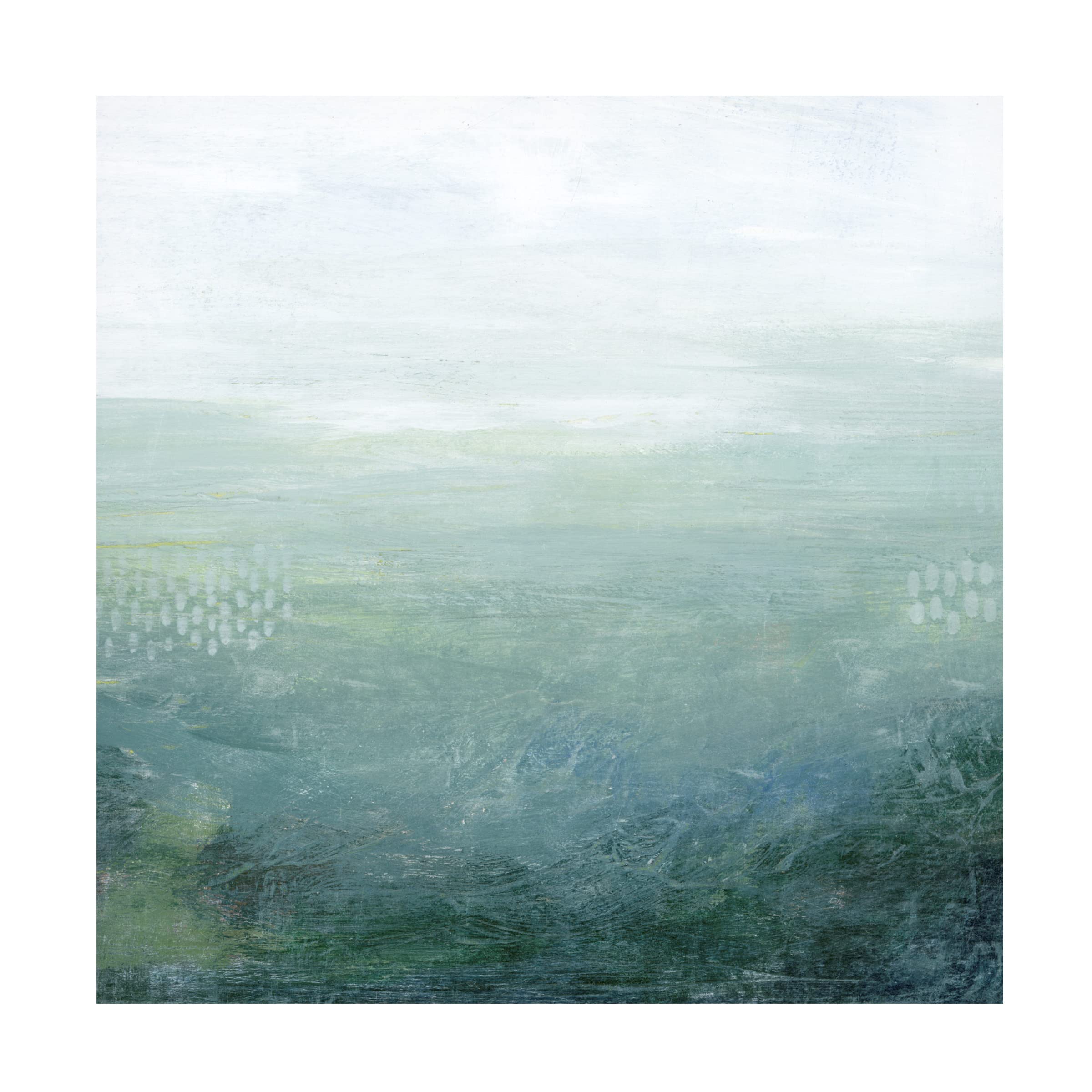 Grace Popp Lighthouse Mist II Canvas Art Print - Coastal Wall Decor for Living Room, Bedroom & Office - Trademark Fine Art Collection