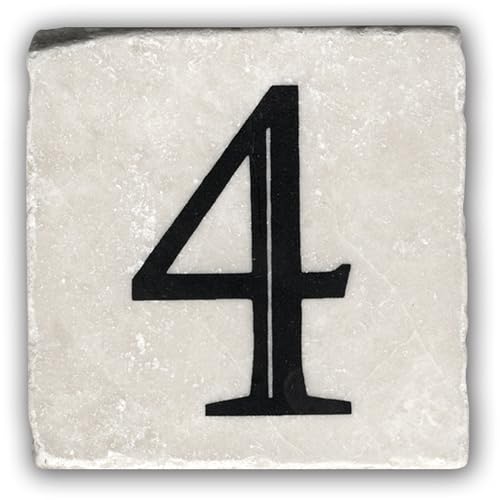 Beige Number Tile-4