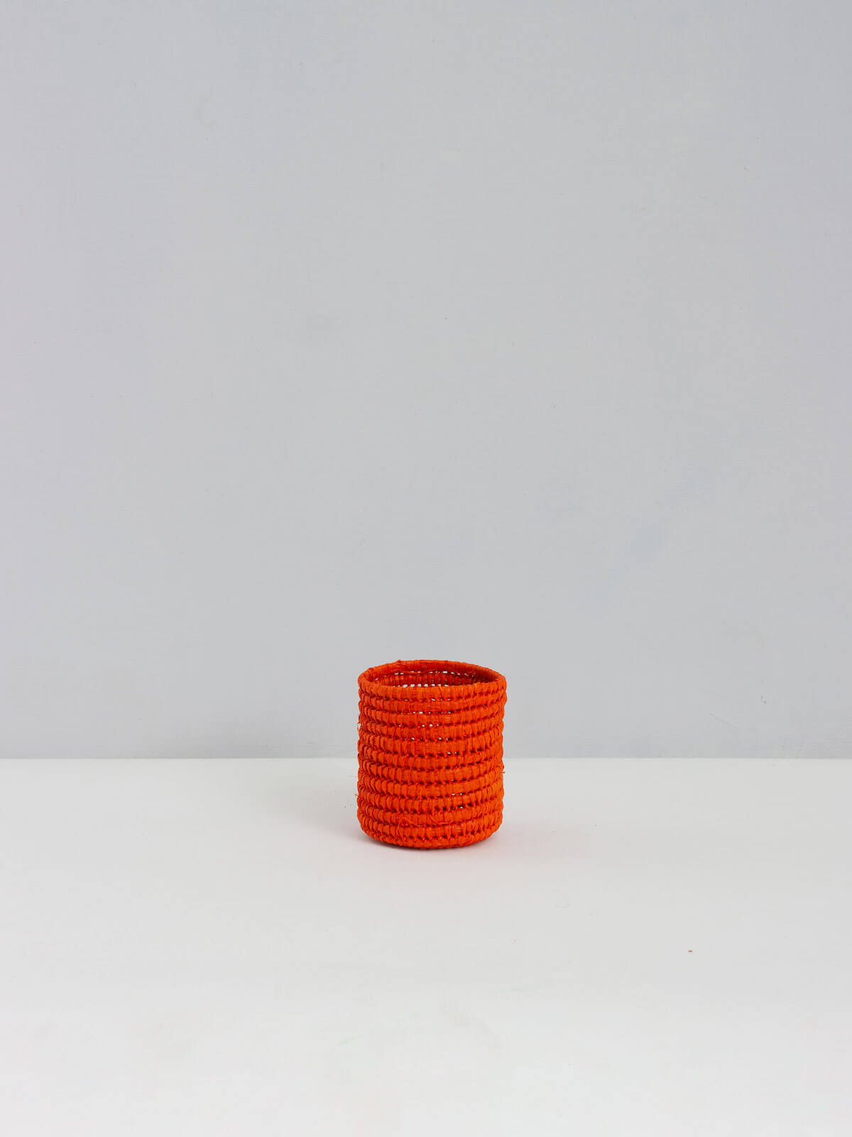 Natural Raffia Storage Baskets - Handwoven Orange Woven Bins for Home Organization, Closet Storage & Laundry Room Decor - Perfect for Blankets, Toys & Seasonal Items