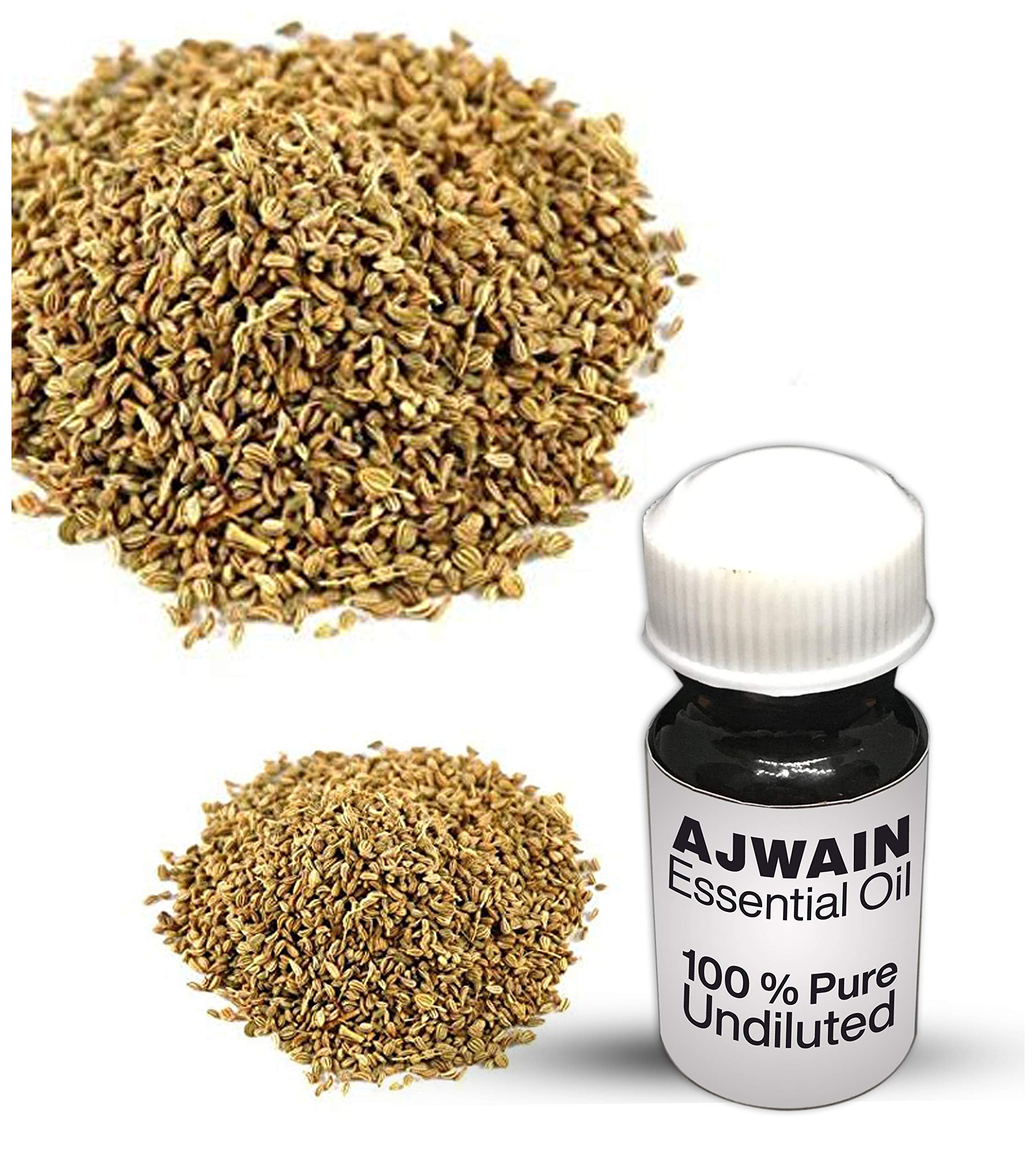 **100% Pure Ajwain Essential Oil - Undiluted, Premium Quality (500ml) for Aromatherapy, Massage & Skin Care**