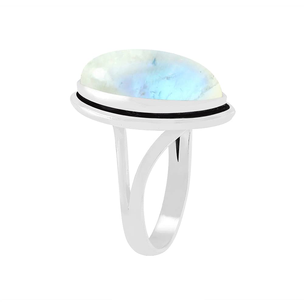 7.15 Carat Marquise Cut Natural Birthstone Ring in Sterling Silver - Perfect Mother's Day Gift for Mom, Wife & Sister | Elegant Solitaire Jewelry for Women | Ideal for Anniversaries, Birthdays & Special Occasions
