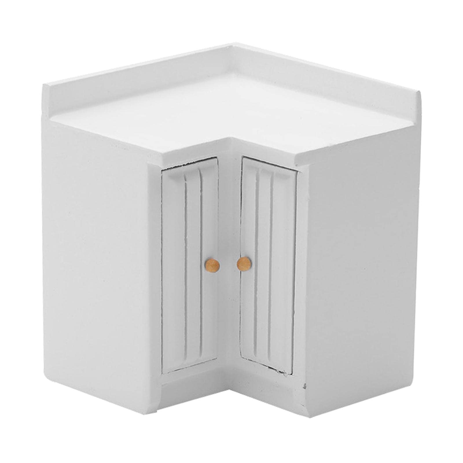 1:12 Scale Dollhouse Miniature Furniture - Wooden Cabinet & Cupboard Set for Collectors | Perfect for Dollhouse Decor, Miniature Displays & DIY Projects