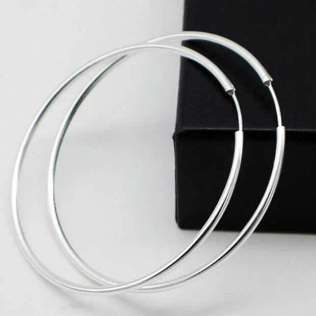 925 Sterling Silver Hoop Earrings for Women - Classic Hypoallergenic Jewelry Gift - Perfect for Everyday Wear, Parties & Special Occasions