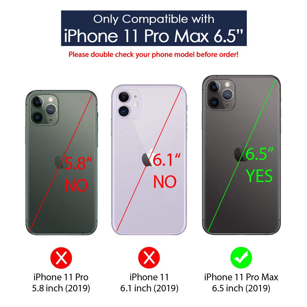 Premium Magnetic Car Mount & Wireless Charging Case for iPhone 11 Pro Max (6.5