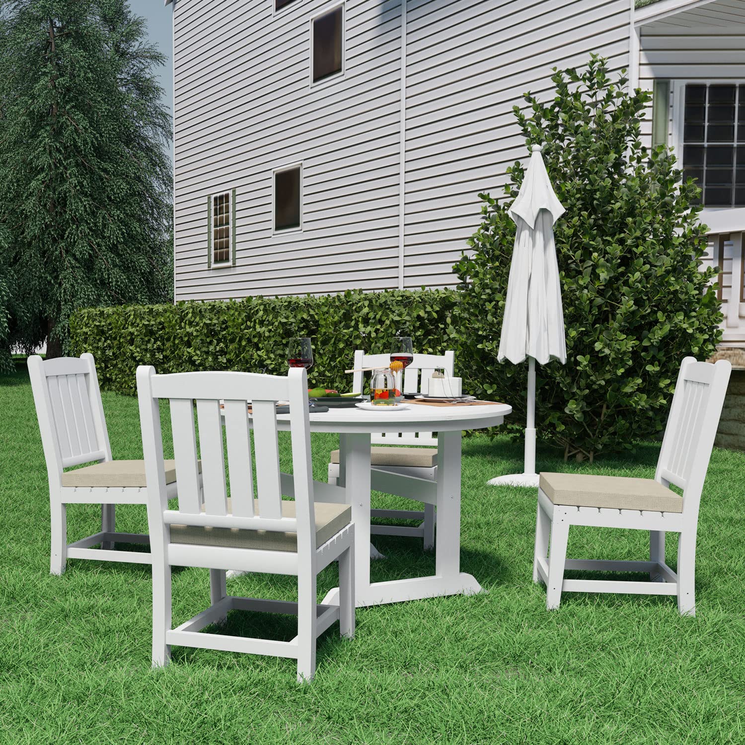 WilliamsSpace 5-Piece Outdoor Patio Dining Set - 48