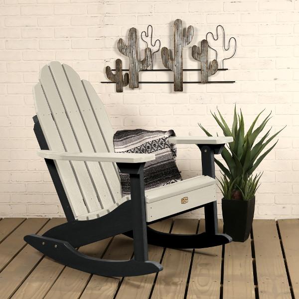 Premium Adirondack Rocking Chair - Solid Wood Outdoor Rocker for Patio, Garden & Porch - Comfortable & Durable for Relaxing, Reading & Enjoying Nature