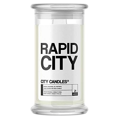 Premium All-Natural Soy Wax Candles 21oz Jar - Handmade in USA, 30+ Fragrances (Rapid City NOJ Aloha Scent) - Perfect for Home Aromatherapy, Relaxation & Gift Giving