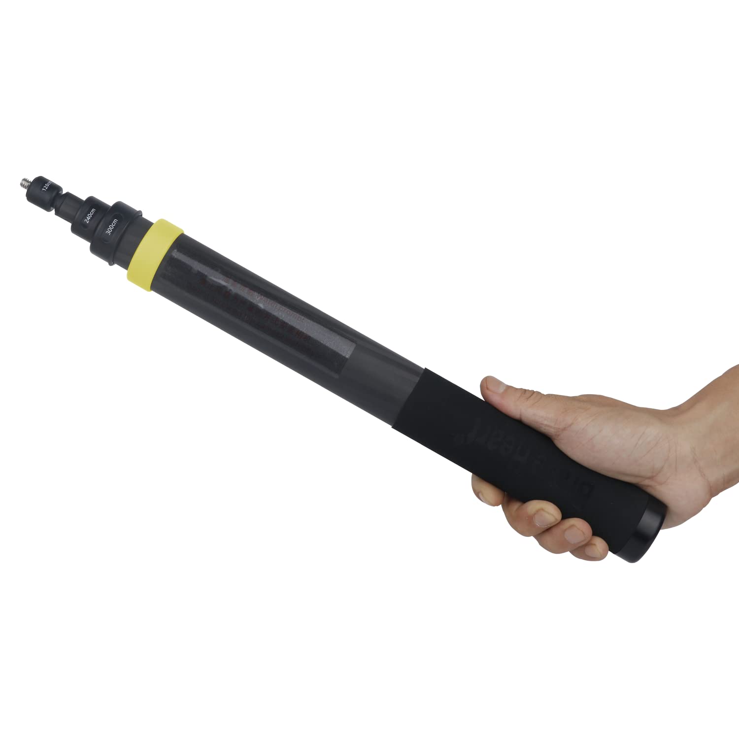 3M 9.8ft Carbon Fiber Extended Edition Invisible Selfie Stick for Insta360 X4 X3 ONE X2 ONE R ONE X ONE RS GO 2 ONE Action Camera (Yellow) - Perfect for Vlogging, Travel Adventures, and 360° Photography
