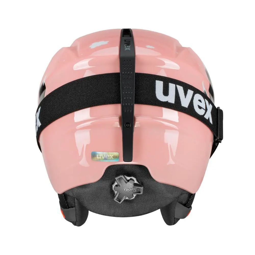 Uvex Viti Ski Helmet and Goggle Set for Women & Men - Pink Penguin Design, Adjustable 46-50cm - Perfect for Snowboarding, Skiing & Winter Sports