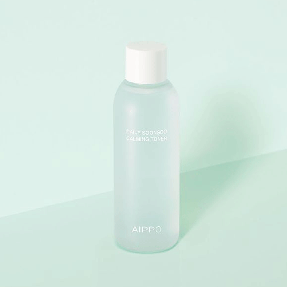 AIPPO Daily Soonsoo Calming Toner 200ml - Hydrating Facial Toner for Sensitive Skin, Soothing & Moisturizing, Alcohol-Free - Perfect for Morning & Night Skincare Routine