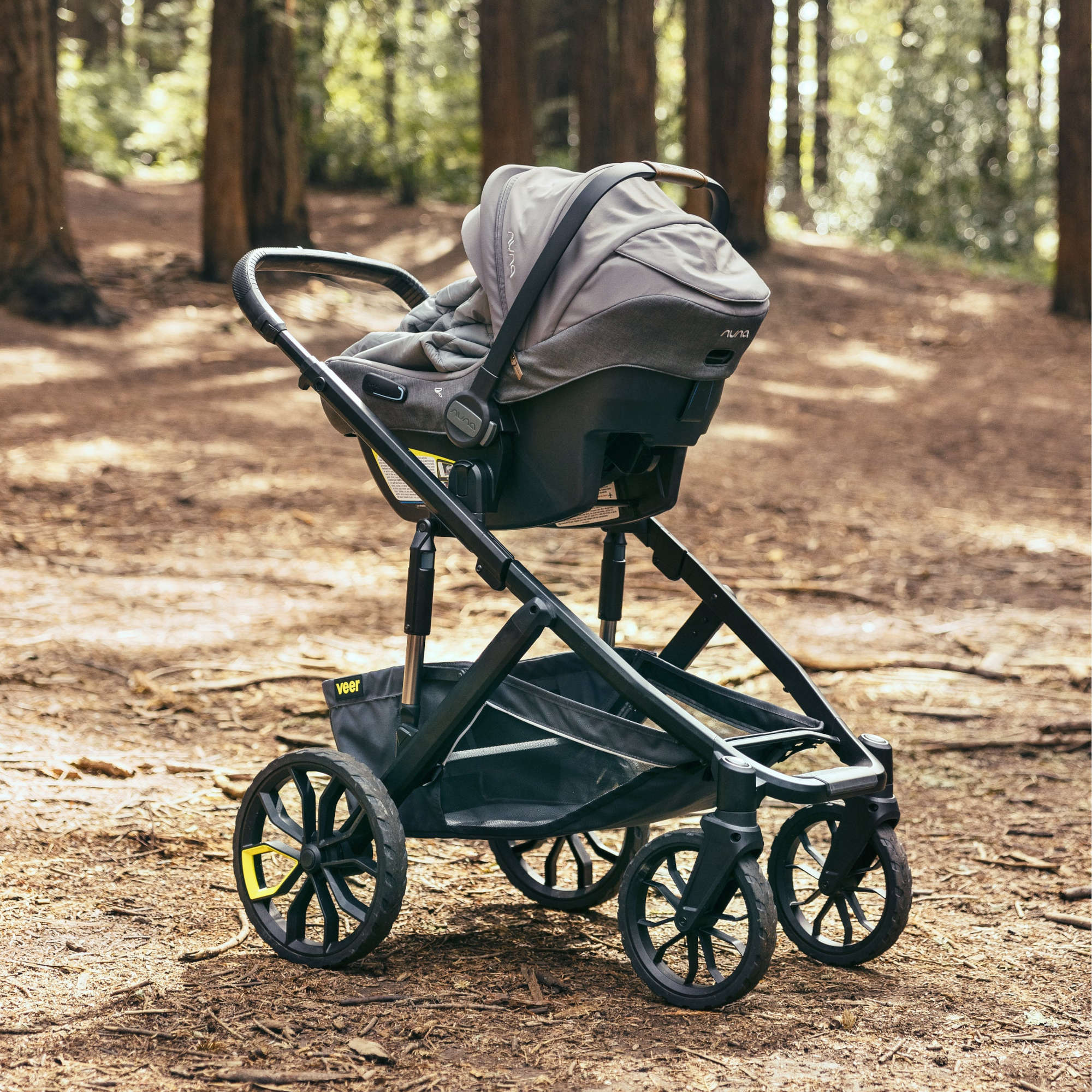 Veer & Roll & Jog Infant Car Seat Adapters - Universal Stroller Connectors for Safe Baby Travel | Perfect for Jogging, Shopping & Outdoor Adventures