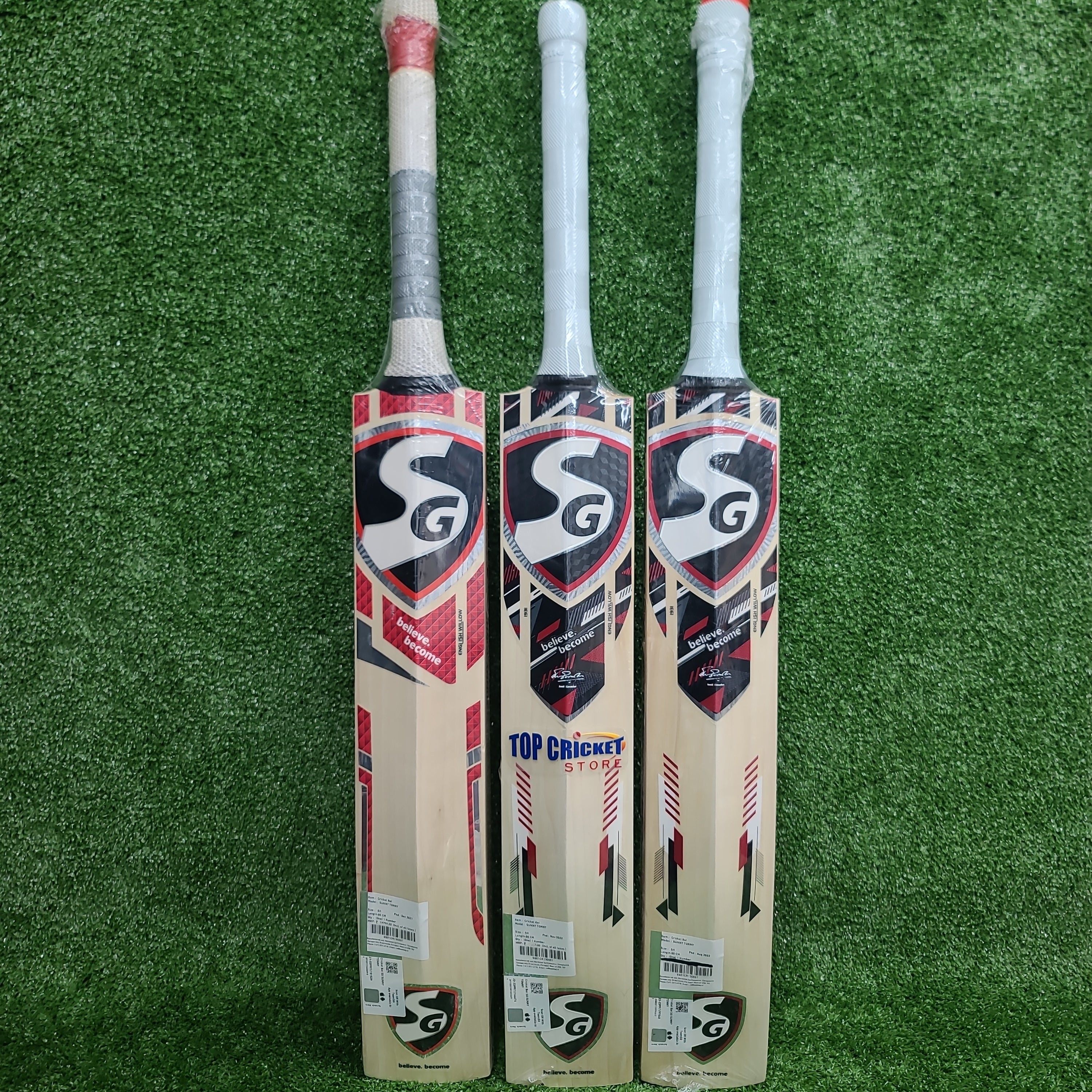 SG Sunny Tonny English Willow Cricket Bat - Premium Quality for Professional & Amateur Players - Perfect for Matches, Training & Backyard Games