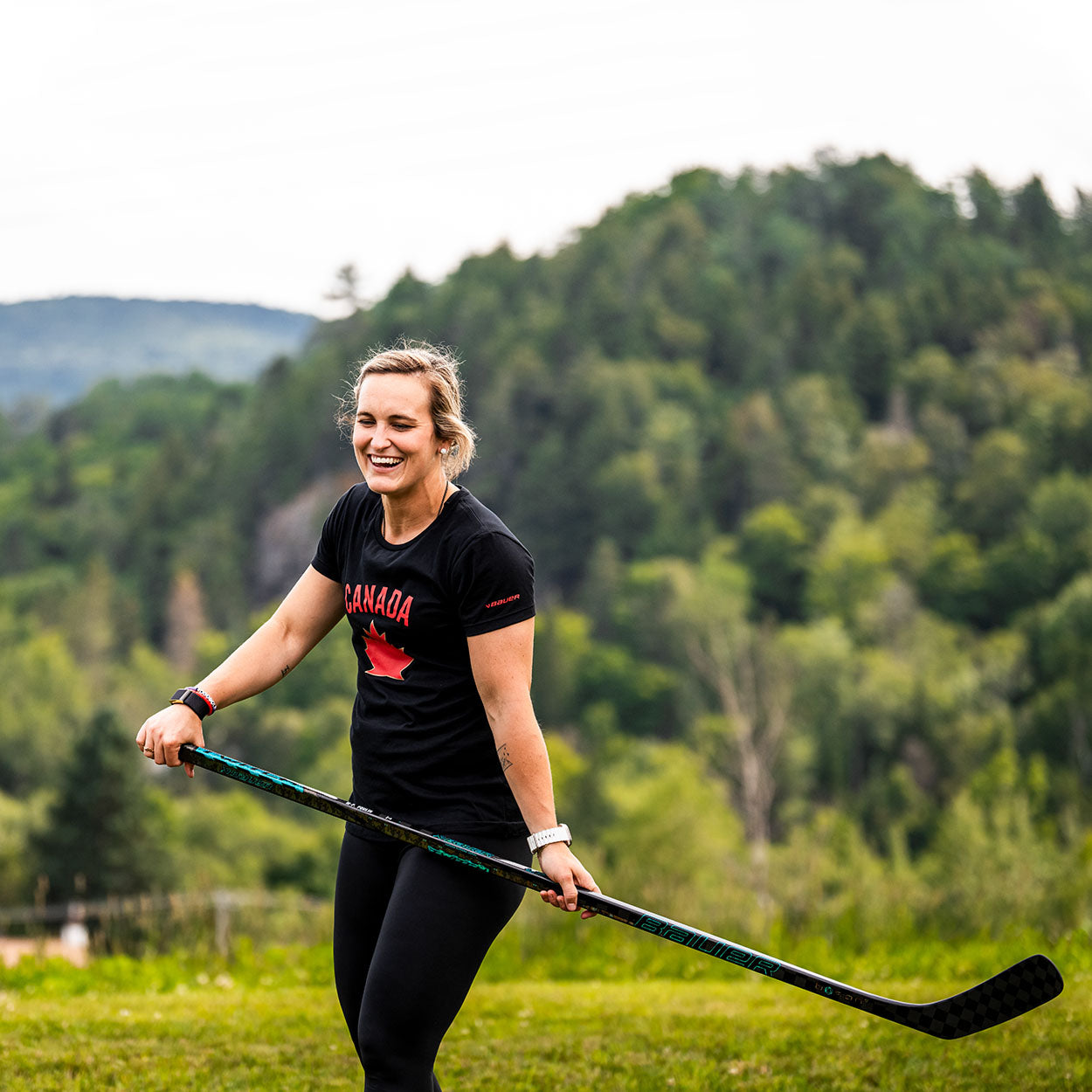 Bauer Hockey Canada Women's Graphic Tee - Stylish Hockey Fan Apparel for Women - Perfect for Games, Practice & Casual Wear