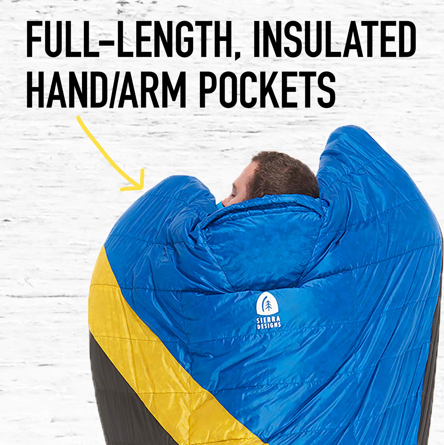 Sierra Designs Nitro Quilt 20 & 35 Degree Ultralight Sleeping Bag - 800 Fill DriDown Water-Resistant Backpacking Gear for Camping, Hiking & Outdoor Adventures - Men & Women