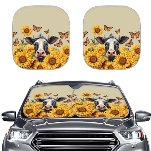 Butterfly Sunflower Cow