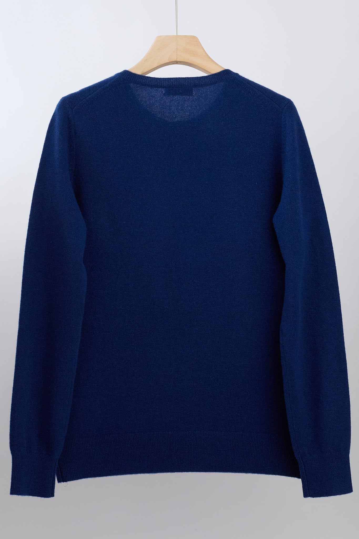 JENNIE LIU Women's 100% Pure Cashmere Button Front Long Sleeve Crewneck Cardigan Sweater | Soft & Warm Winter Knitwear | Perfect for Office, Lounge & Casual Outfits