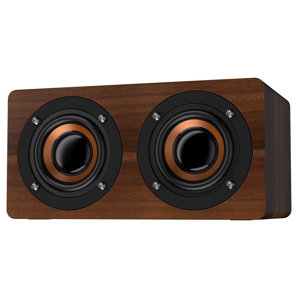 FM Radio Alarm Clock with Bluetooth Speaker - Heavy Bass HiFi Sound, Bluetooth/TF/AUX Input, Digital Bedside Clock for Bedroom, Kitchen, Office | Wake Up to Music, Listen to Radio, Enjoy Wireless Audio
