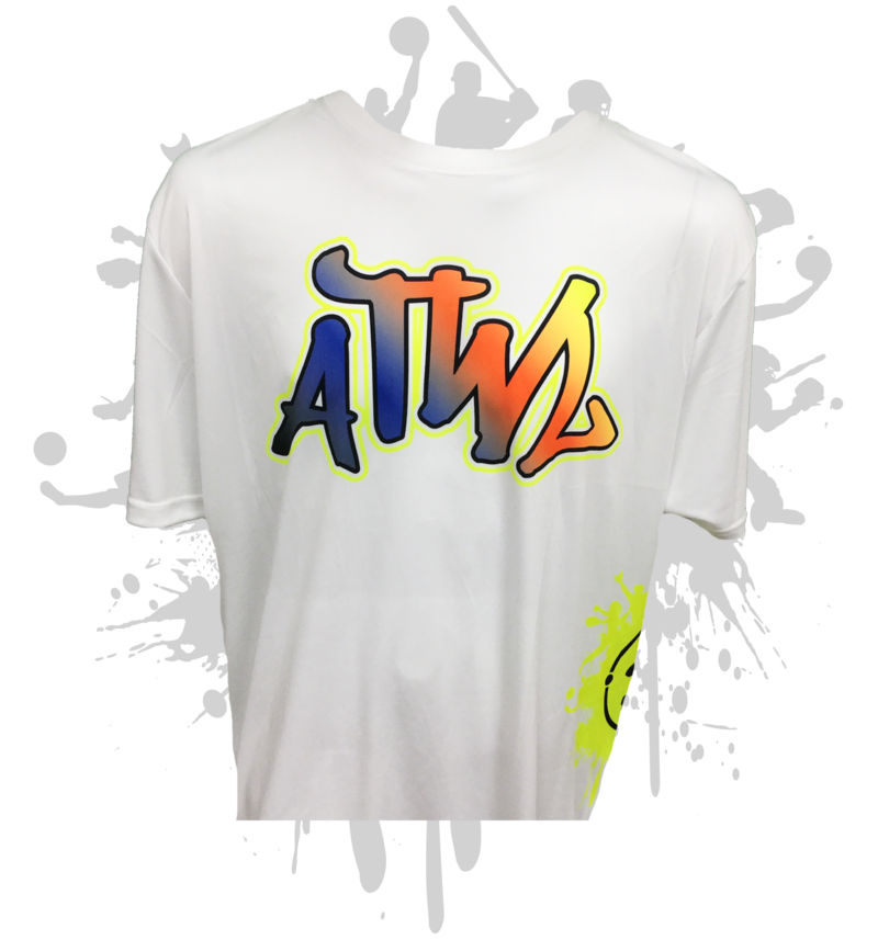 ATWL Vibrant Men's White Sublimation Soccer Jersey - Breathable Performance Shirt for Training, Matches & Fan Support