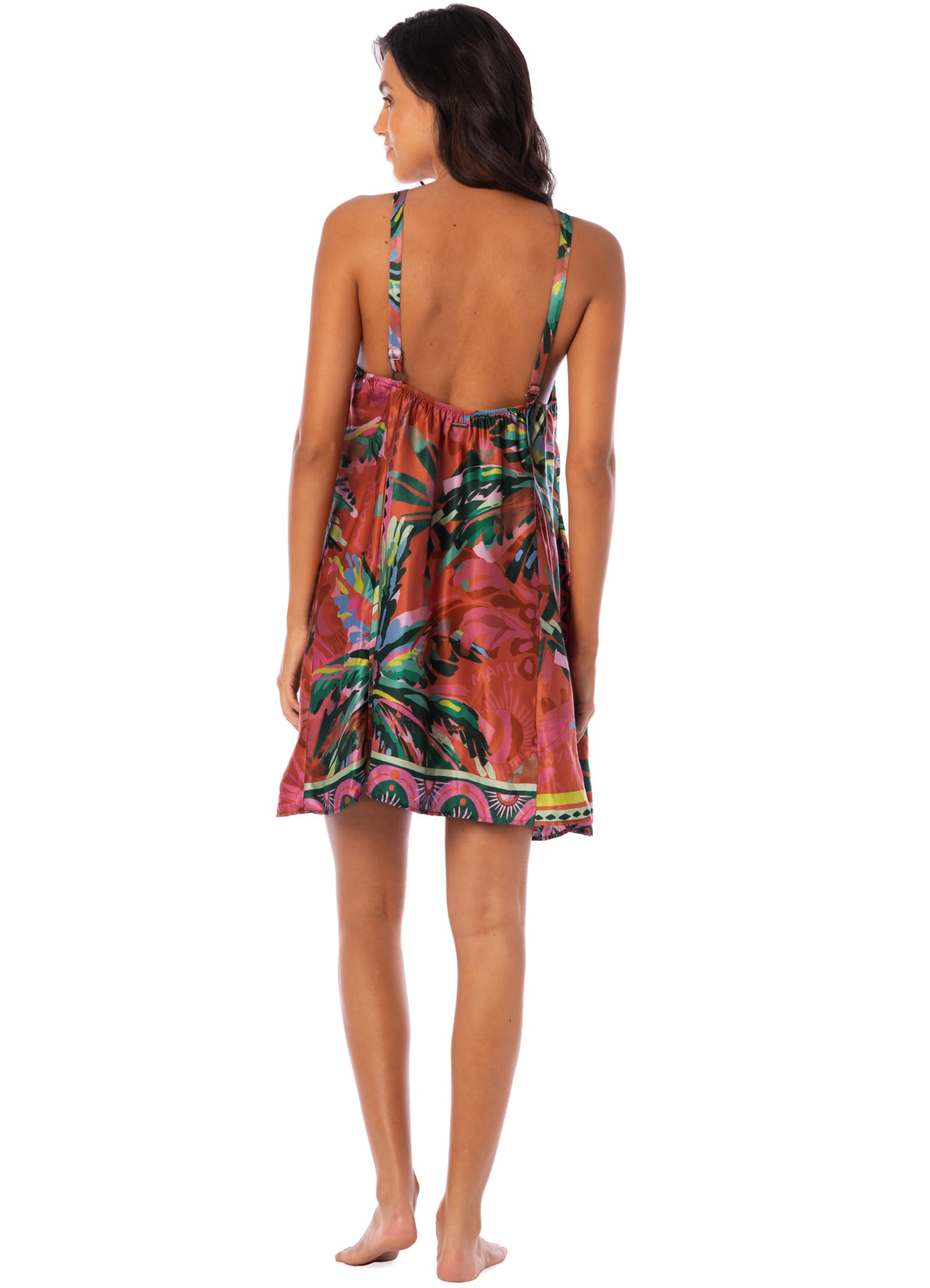 Maaji Women's Short Sleeve Summer Dress - Flowy Casual Sundress for Beach, Vacation & Everyday Wear