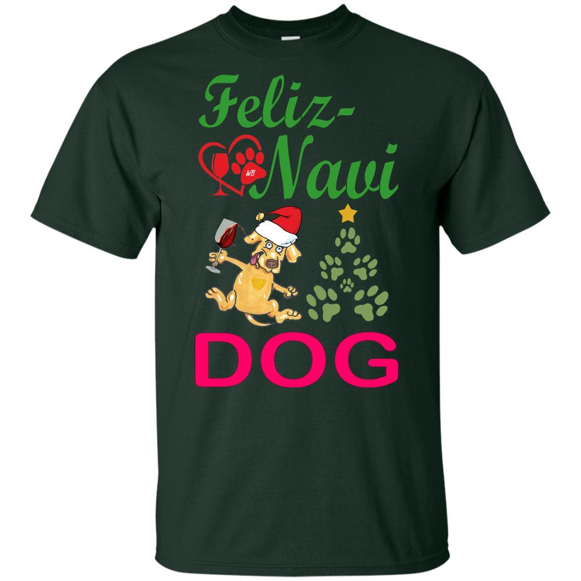 Feliz Navi Dog Youth Ultra Cotton T-Shirt | Funny Christmas Pet Lover Gift | WineyBitches.co | Perfect for Holiday Parties & Family Gatherings