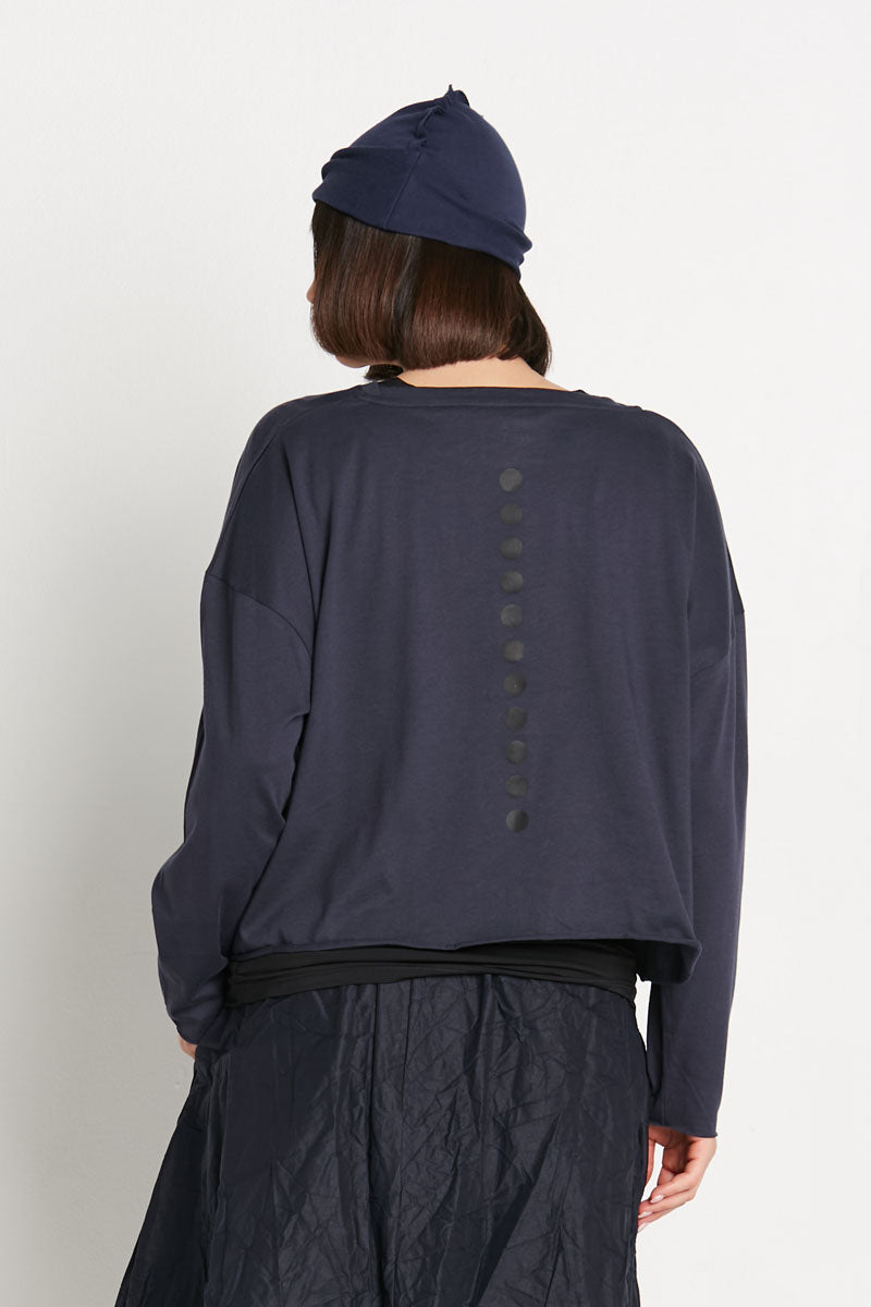 Planet Dot Mini Boxy T-Shirt for Women - Soft Cotton Casual Tee with Unique Dot Pattern | Perfect for Everyday Wear, Outings & Layering