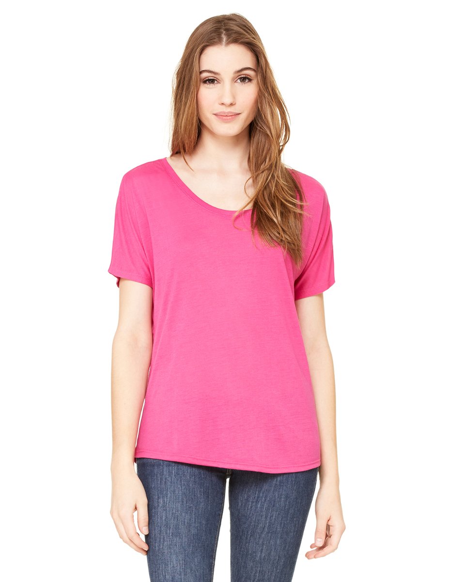 Bella Canvas Women's Slouchy Tee - Soft Relaxed Fit T-Shirt for Casual Wear & Lounge | Trendy Everyday Outfit Essential