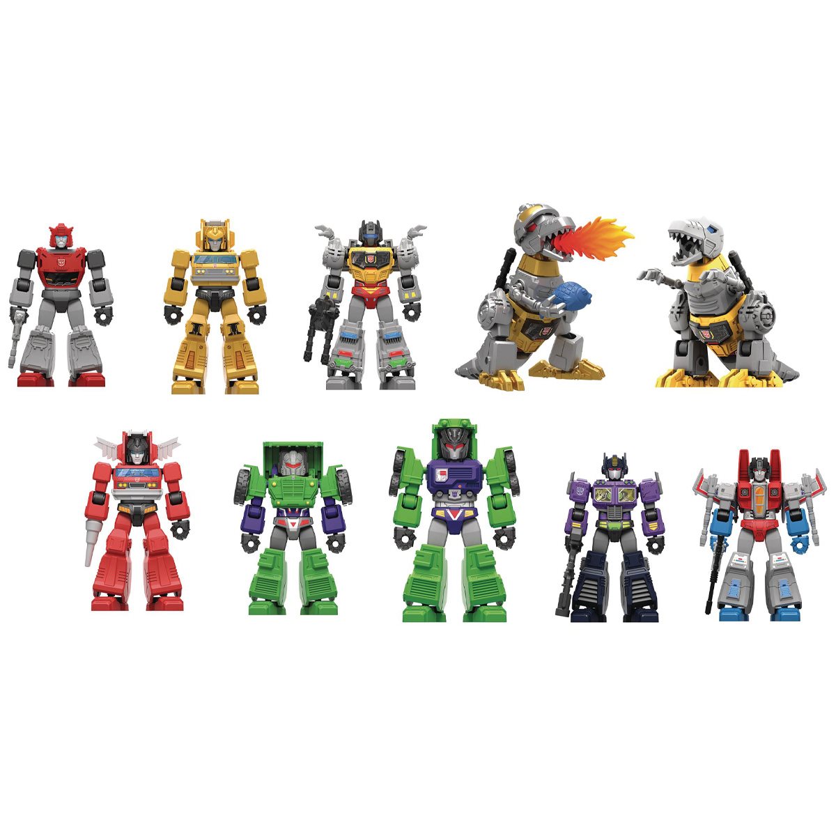 Blokees Transformers Model Kits - Galaxy Version #02 SOS Mystery Box (Set of 9 Collectible Figures) | Perfect for Action Figure Collectors & Sci-Fi Fans | Display, Play or Gift for Transformers Enthusiasts