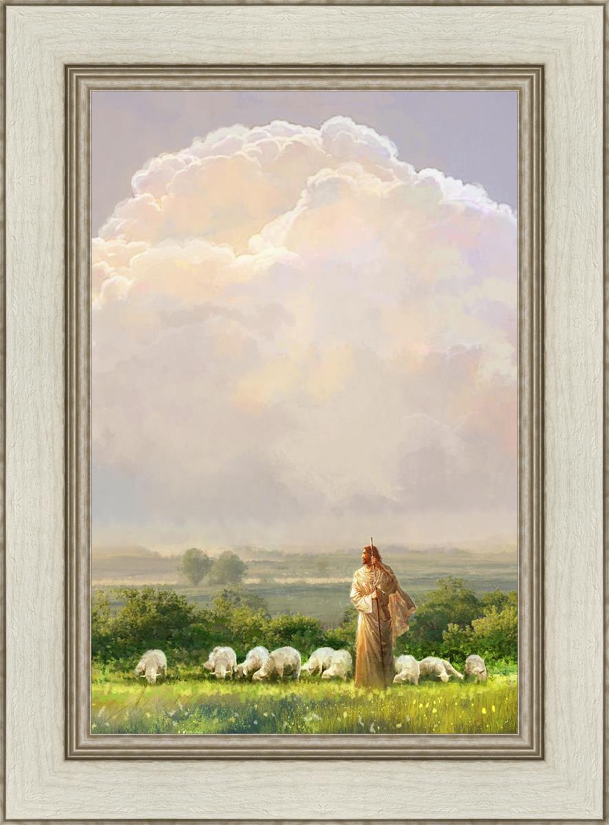 I Shall Not Want - Inspirational Christian Wall Art Decor for Home, Office & Church - Perfect for Faith-Based Gifts & Spiritual Encouragement