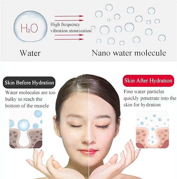 Qtavia Professional 2-in-1 Facial Steamer with Ozone Therapy for Deep Cleansing & Hydration - At-Home Spa Treatment for Glowing Skin